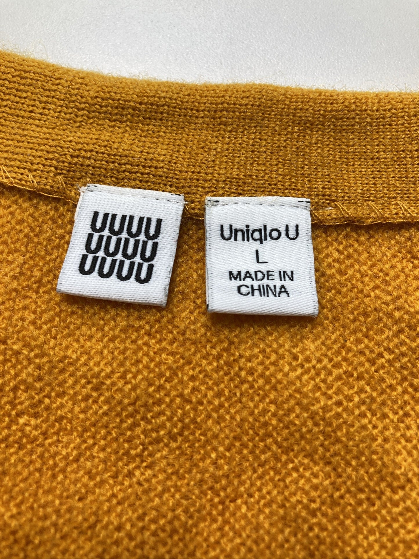 UNIQLO/ユニクロ/カーディガン/ボレロ/トップス/オレンジ/L