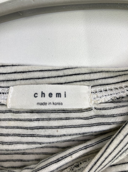 chemi/Tシャツ/カットソー/トップス/ブラック