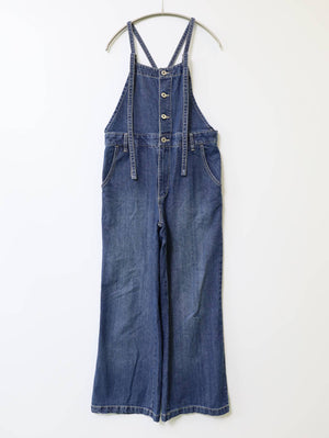 CINEMA CLUB/シネマクラブ/サロペット/オーバーオール/オールインワン・サロペット/ブルー/M