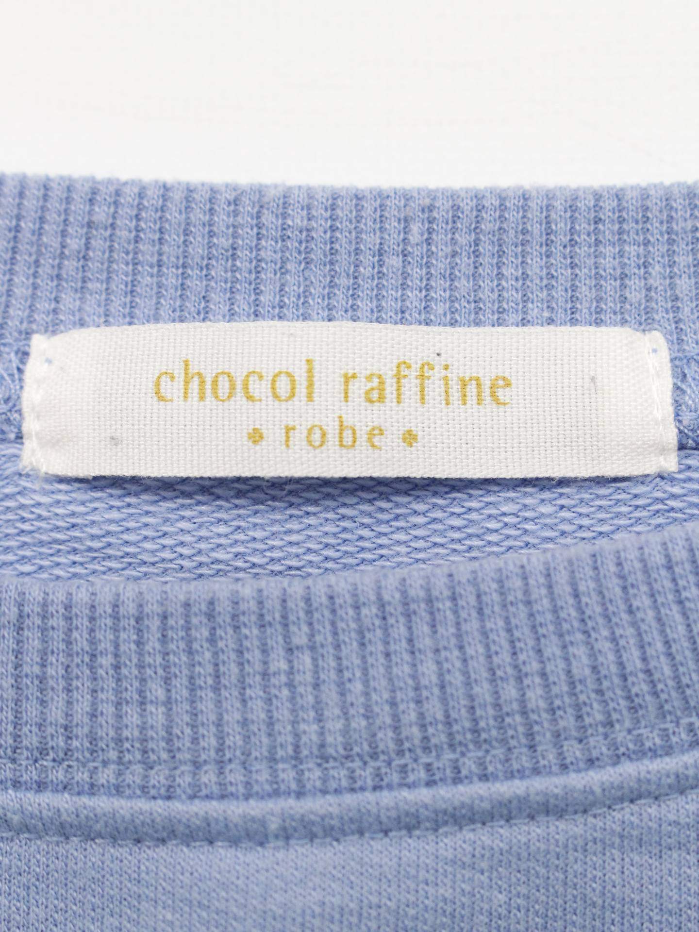 chocol raffine/Tシャツ/カットソー/トップス/スカイブルー/F