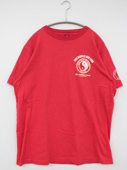 Tシャツ/カットソー/トップス/レッド/M