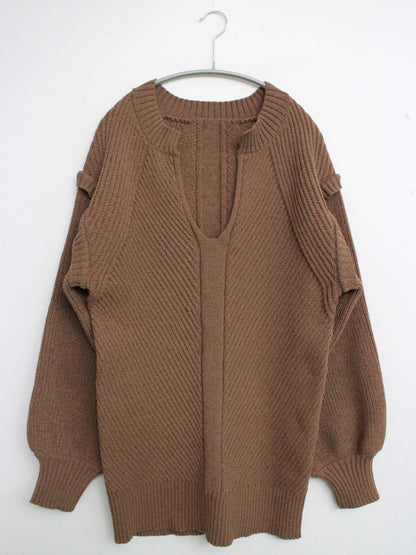 lawgy/ラウジー/ニット/セーター/トップス/ブラウン/F