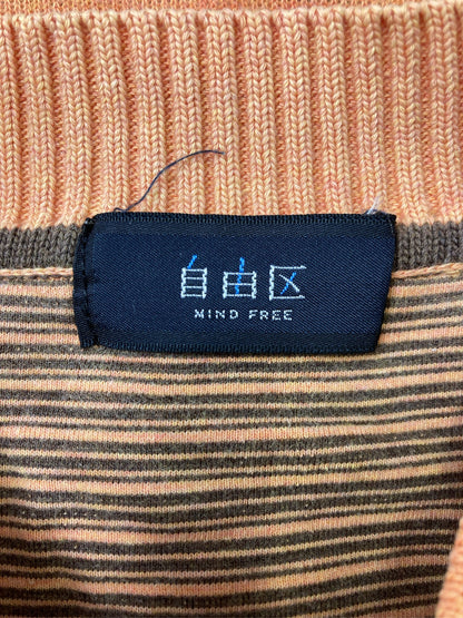 自由区/ジユウク/ニット/セーター/トップス/オレンジ/LL