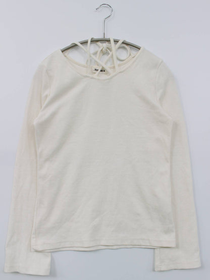 YOUANCE/ユアンス/Tシャツ/カットソー/トップス/ホワイト/F