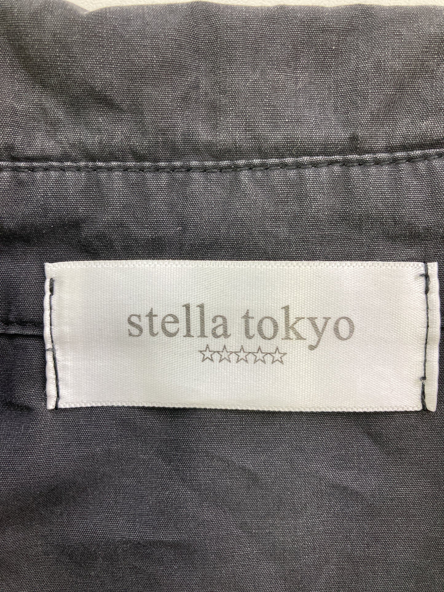 stella tokyo/シャツワンピース/ワンピース/ドレス/ブラック