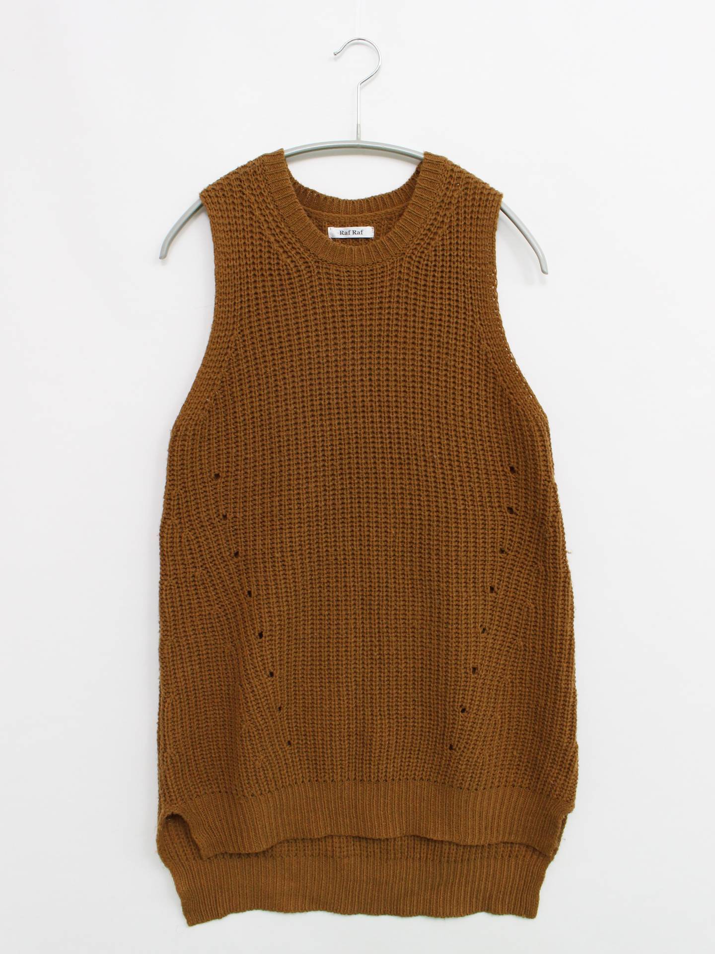 RafRaf/ニット/セーター/トップス/ブラウン/L