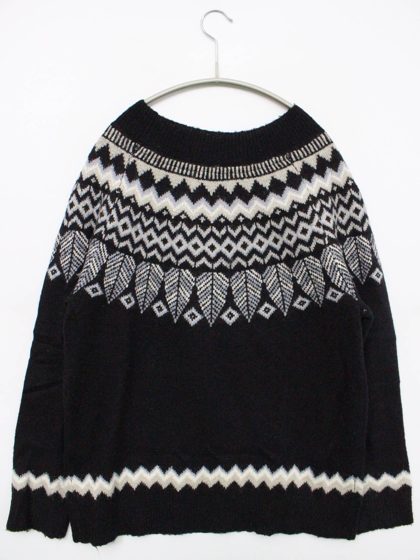 No jean/ニット/セーター/トップス/ブラック/M