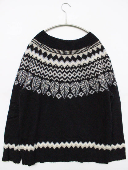 No jean/ニット/セーター/トップス/ブラック/M