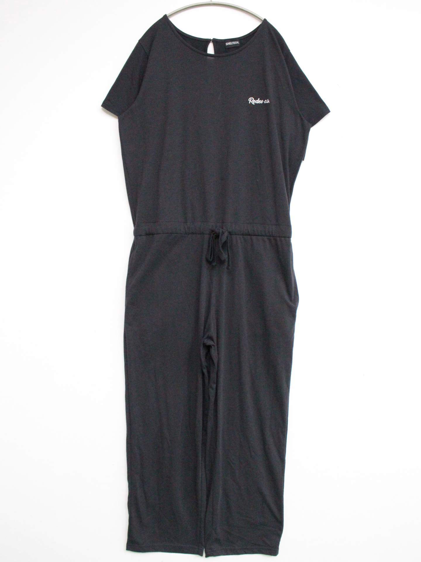 RODEO CROWNS/ロデオクラウンズ/つなぎ/オールインワン/オールインワン・サロペット/ブラック/FREE