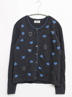 avi/カーディガン/ボレロ/トップス/グレー/40