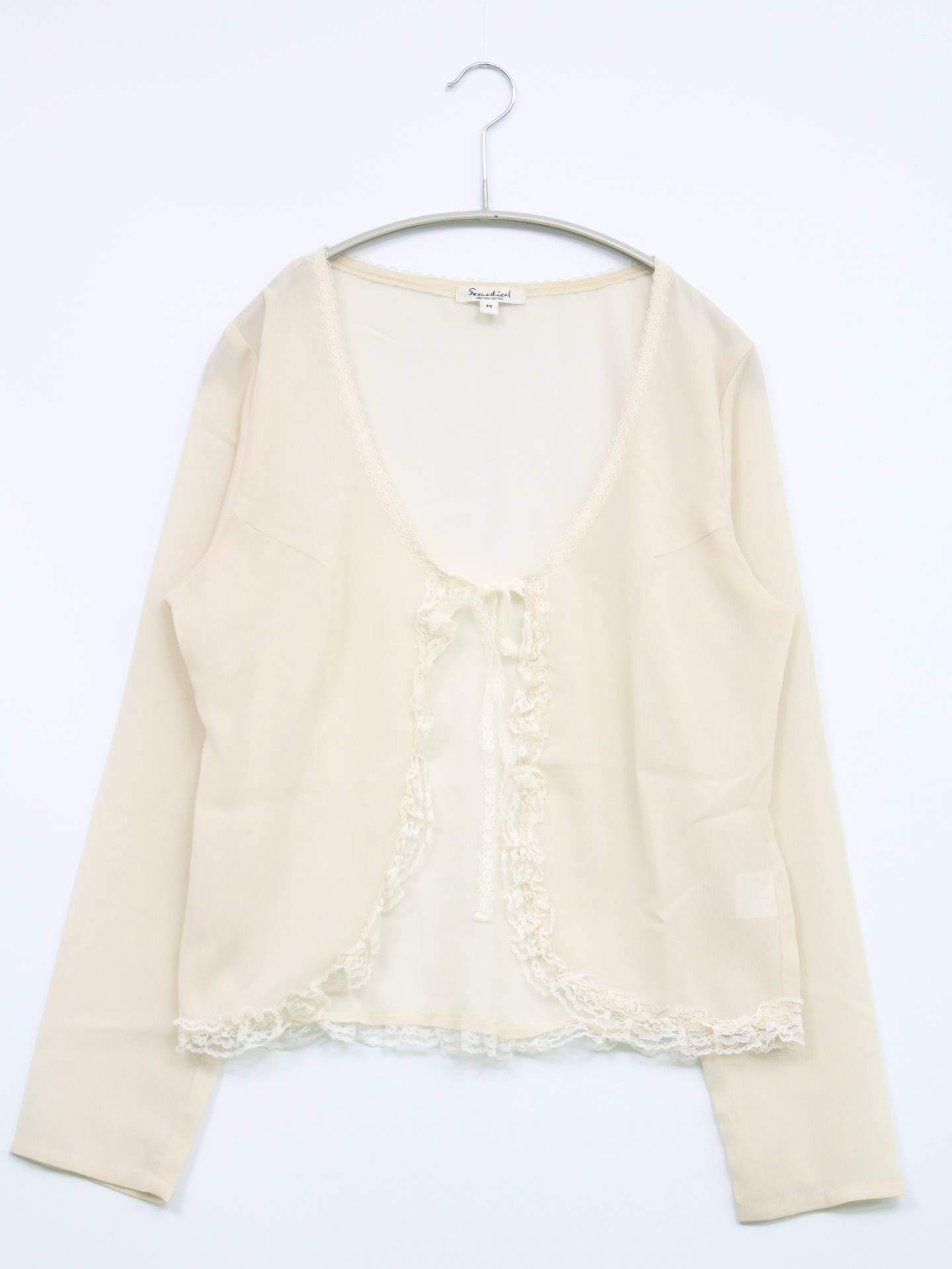 SEVPADICAL/カーディガン/ボレロ/トップス/アイボリー/M