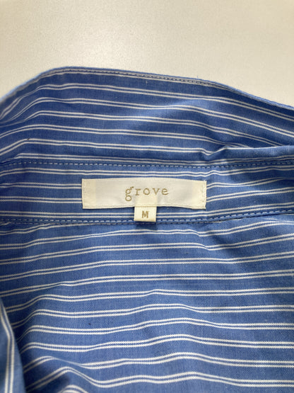 grove/グローブ/シャツワンピース/ワンピース/ドレス/ブルー/M