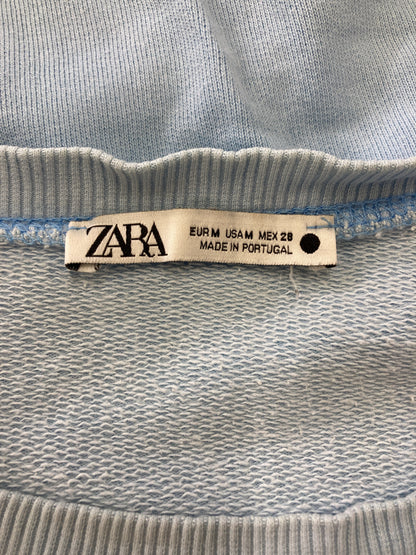 ZARA/ザラ/スウェット/トップス/スカイブルー/M