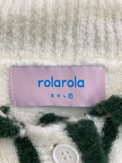 rolarola/ニット/セーター/トップス/ホワイト/F