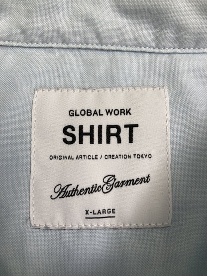 GLOBAL WORK/グローバルワーク/シャツ/ブラウス/トップス/スカイブルー/X-LARGE