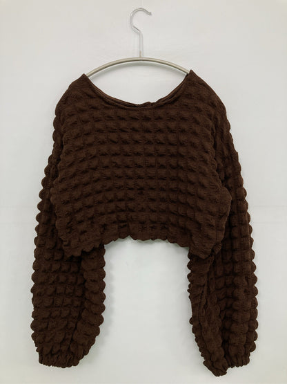 Rafraf/カーディガン/ボレロ/トップス/ブラウン/M