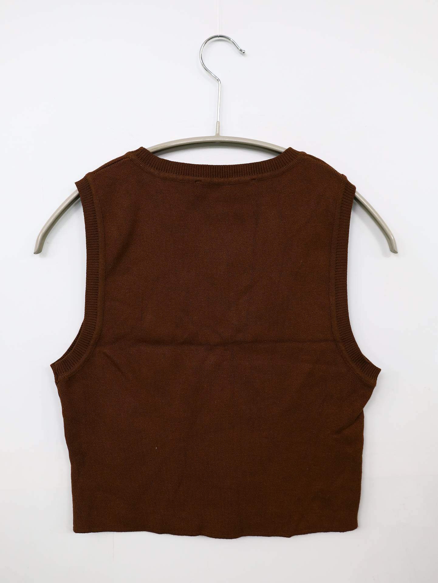 ZARA/ザラ/タンクトップ/トップス/ブラウン/L