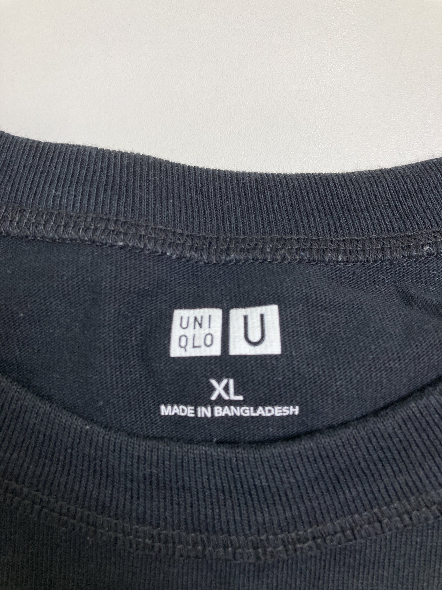 UNIQLO/ユニクロ/Tシャツ/カットソー/トップス/ブラック/XL