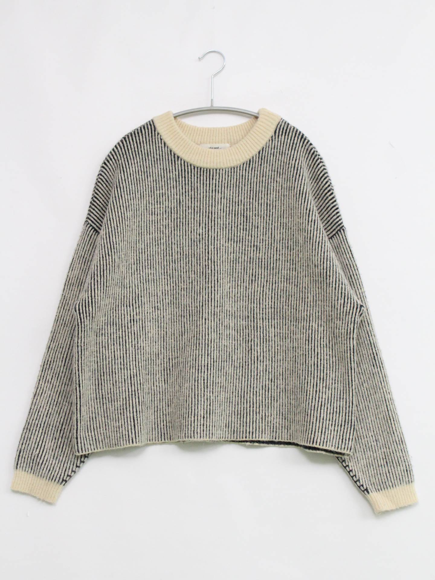 niko and .../ニコアンド/ニット/セーター/トップス/グレー/F