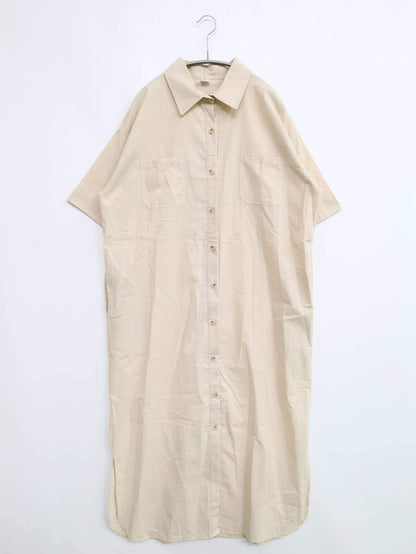 LIMI/シャツワンピース/ワンピース/ドレス/ベージュ