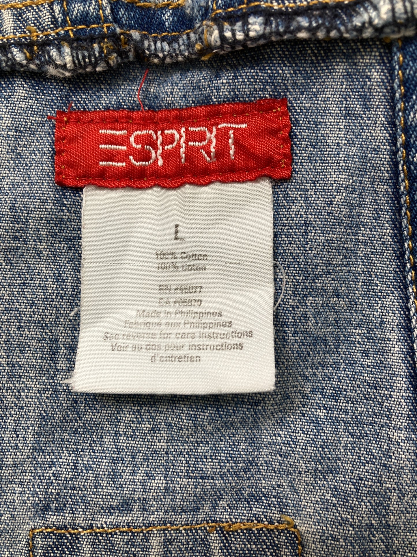 サロペット/オーバーオール/オールインワン・サロペット/ブルー/L