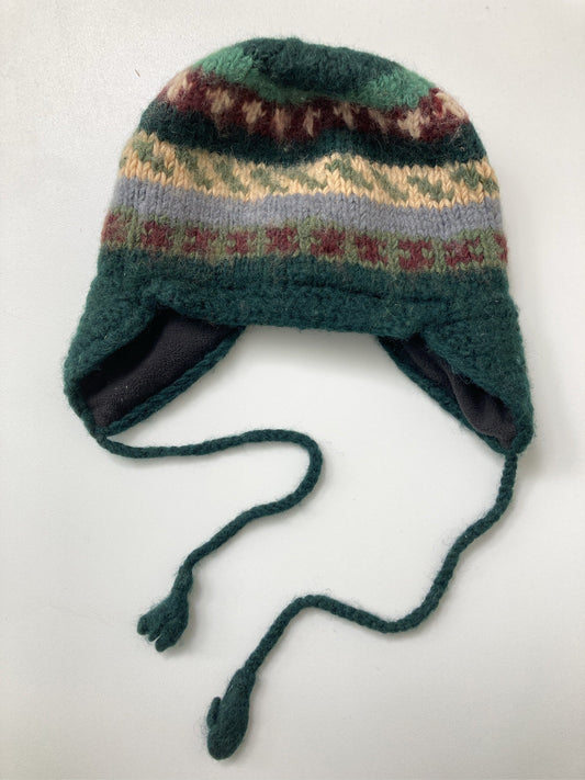 ニットキャップ/ビーニー/帽子/グリーン