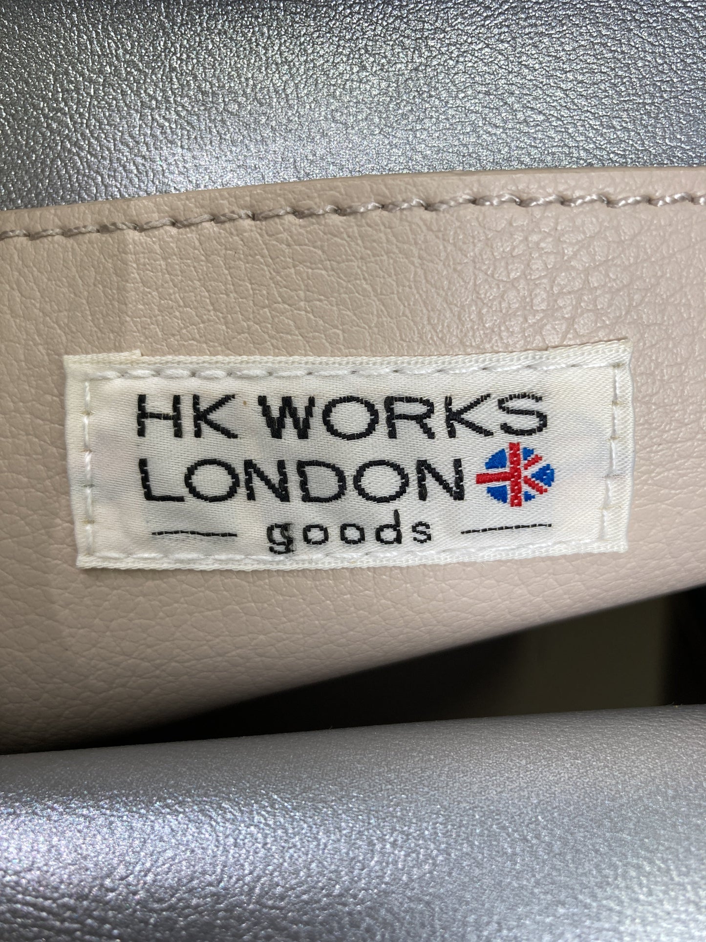 HK WORKS LOMDON/ハンドバッグ/バッグ/ホワイト