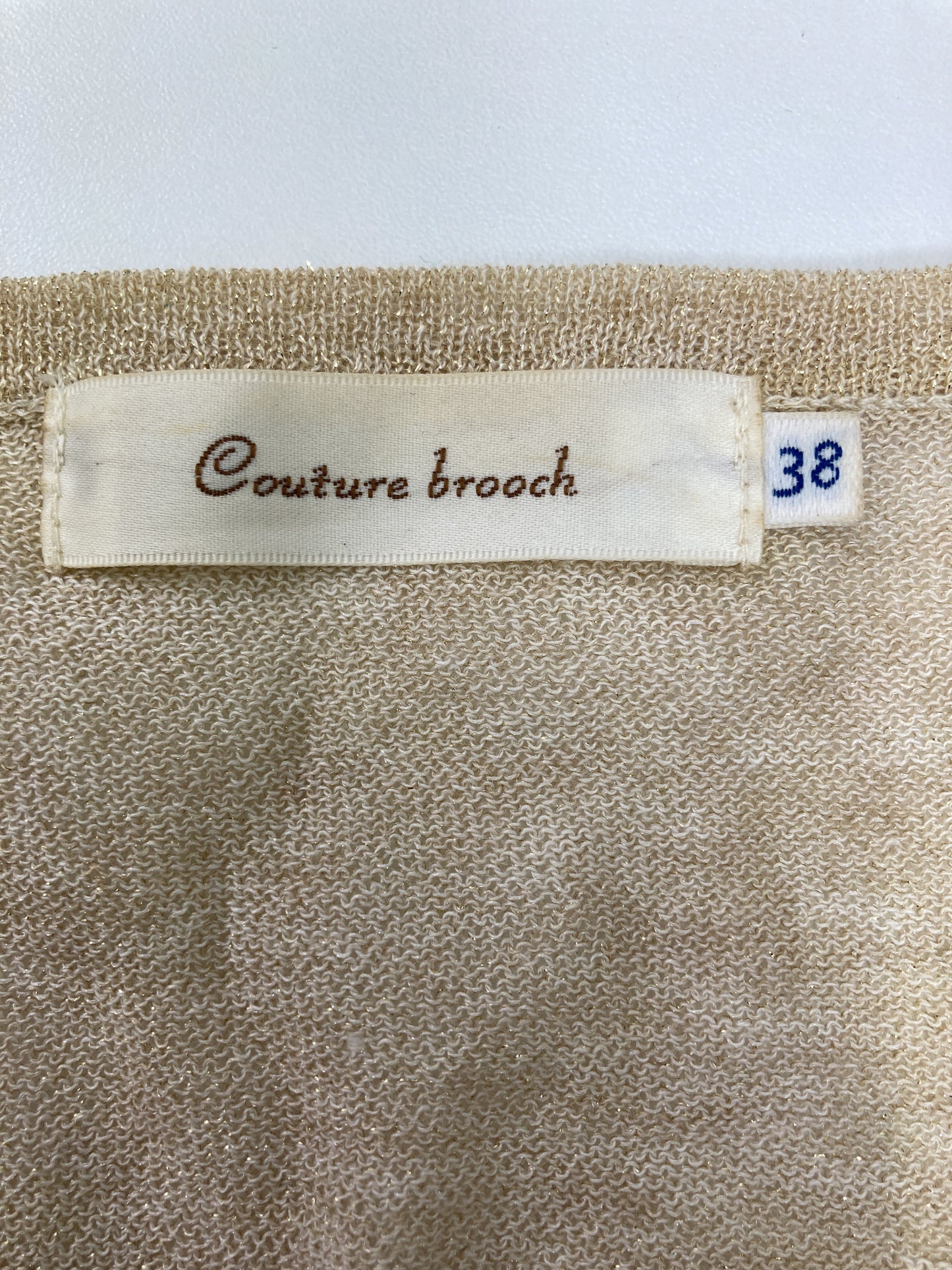 Couture brooch/カーディガン/ボレロ/トップス/ベージュ/38