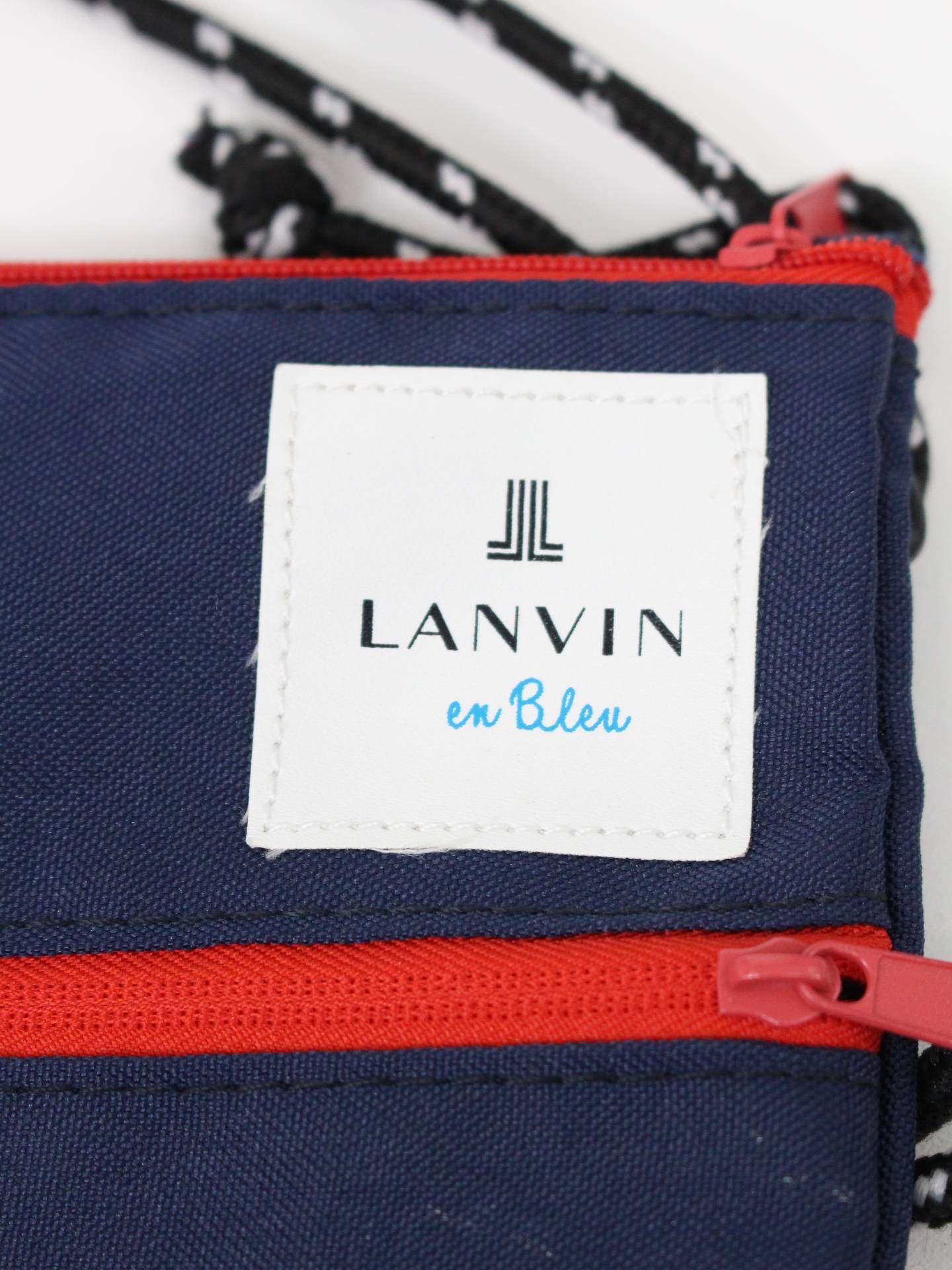 LANVIN EN BLUE/ショルダーバッグ/バッグ/ネイビー
