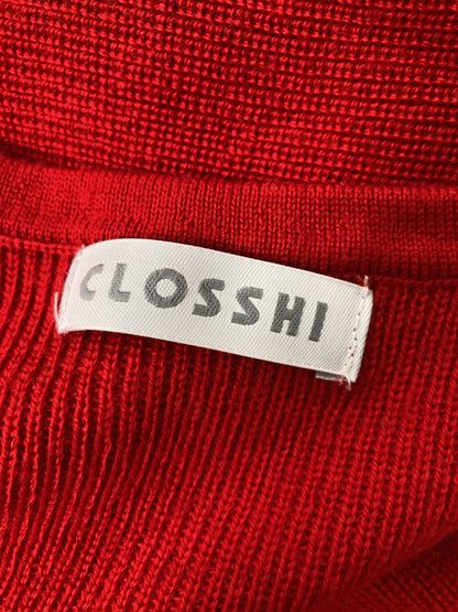 CLOSSHI/クロッシー/ニット/セーター/トップス/レッド/L