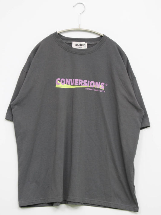 BASQUE/Tシャツ/カットソー/トップス/グレー/F