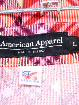 American Apparel/アメリカンアパレル/ショート/ミニスカート/スカート/レッド/L