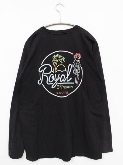 ROYAL OKINAWA/Tシャツ/カットソー/トップス/ブラック/M