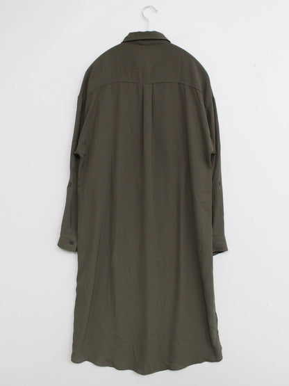 COLZA/コルザ/シャツワンピース/ワンピース/ドレス/カーキ/M
