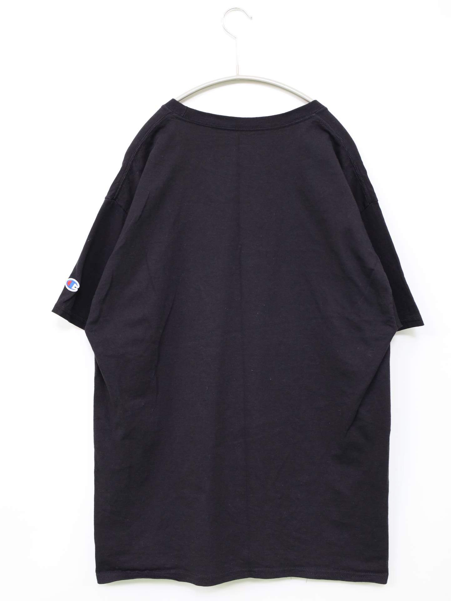 Champion/チャンピオン/Tシャツ/カットソー/トップス/ブラック/L