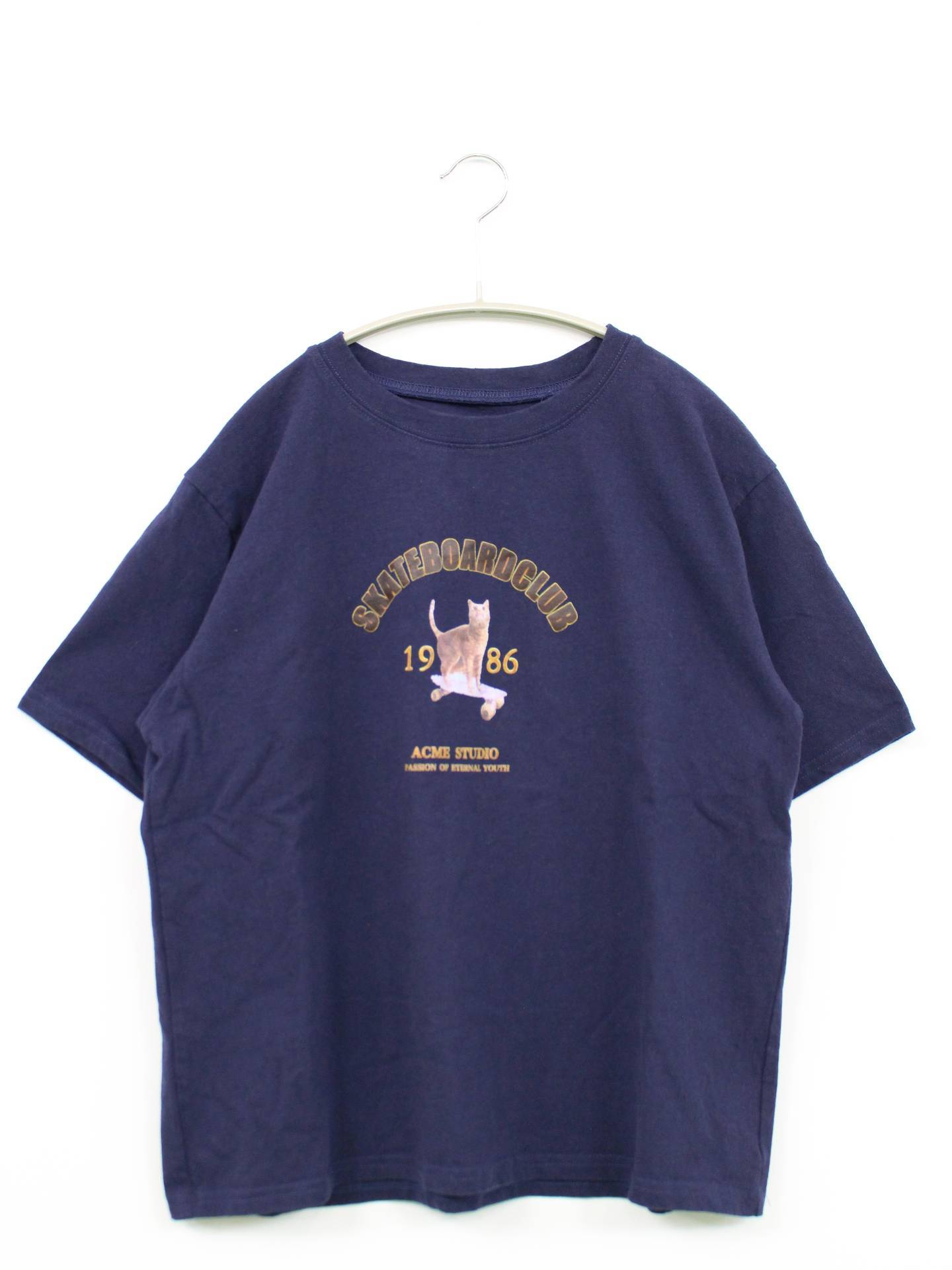 Shang Pin/Tシャツ/カットソー/トップス/ネイビー