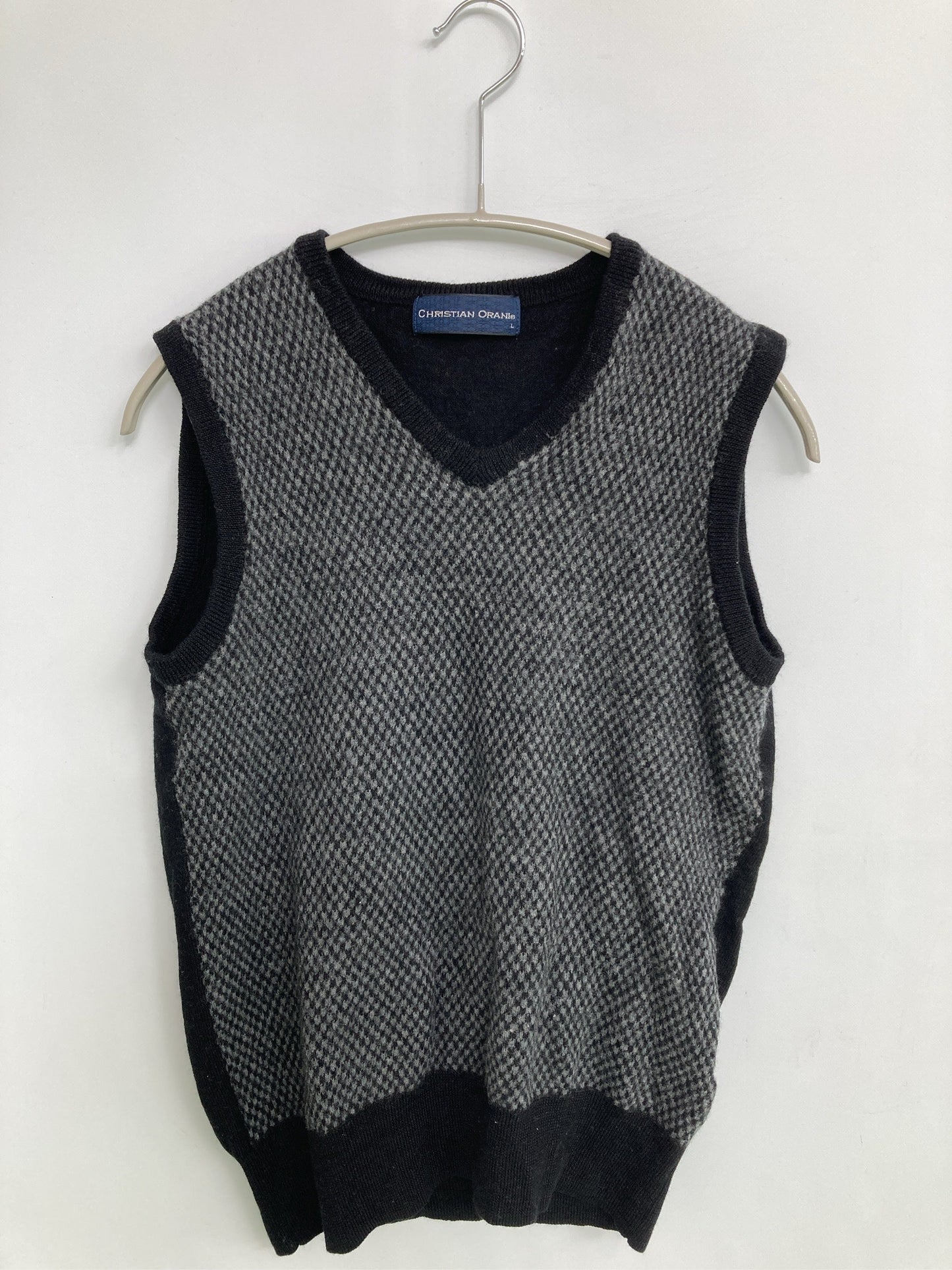 CHRISTIAN ORANI/クリスチャンオラーニ/ベスト/トップス/ブラック/L
