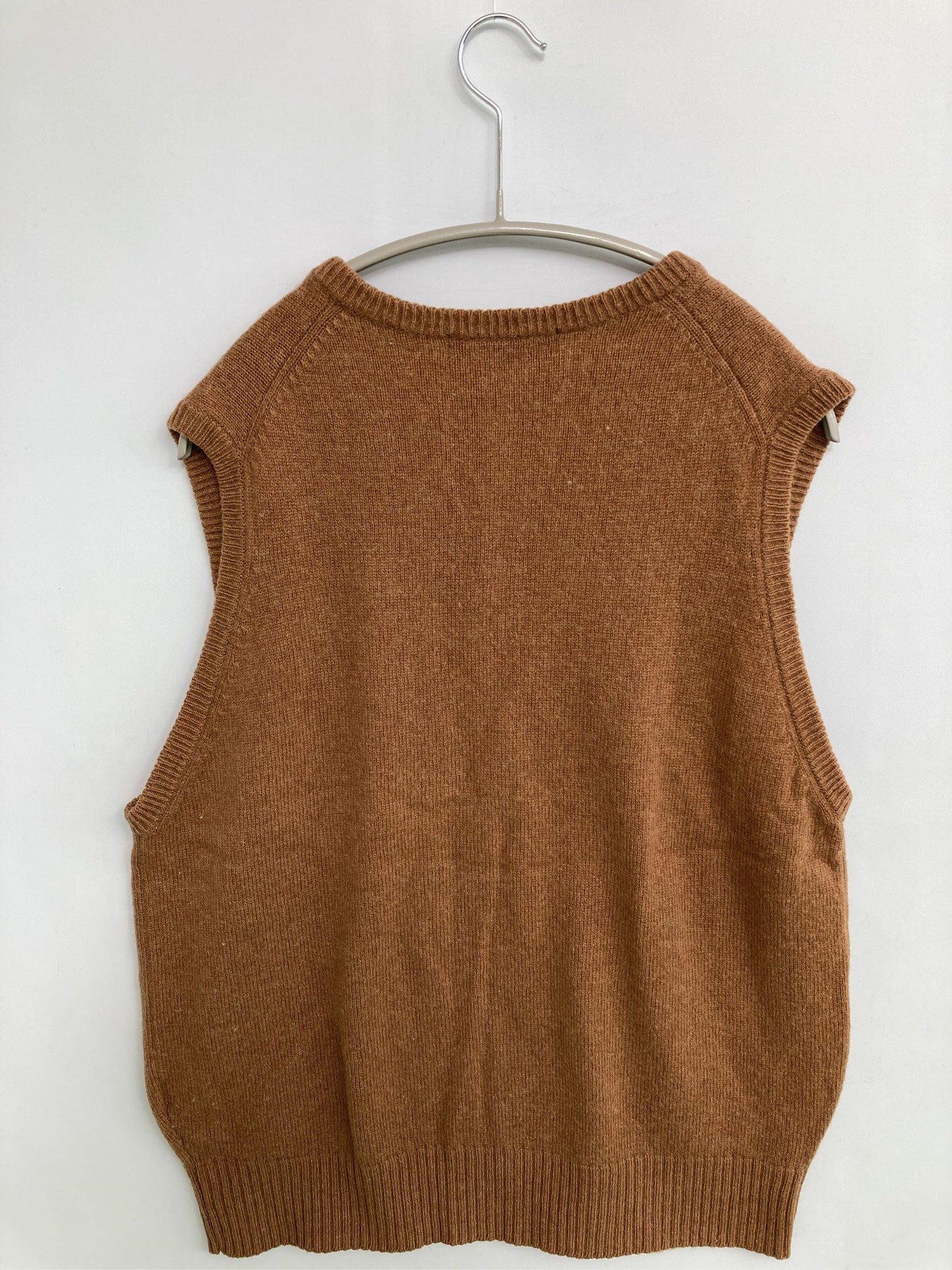 clothing/ベスト/トップス/ブラウン/L
