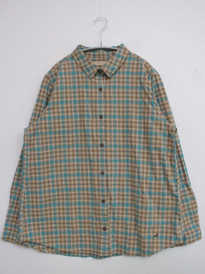 Crocodile/クロコダイル/シャツ/ブラウス/トップス/ブラウン/LL