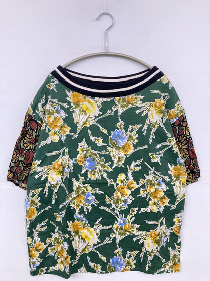 3ampo/Tシャツ/カットソー/トップス/グリーン/M