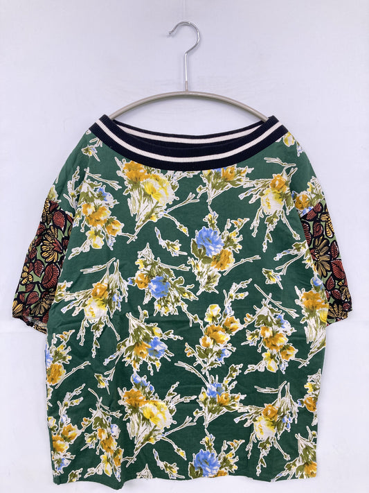 3ampo/Tシャツ/カットソー/トップス/グリーン/M