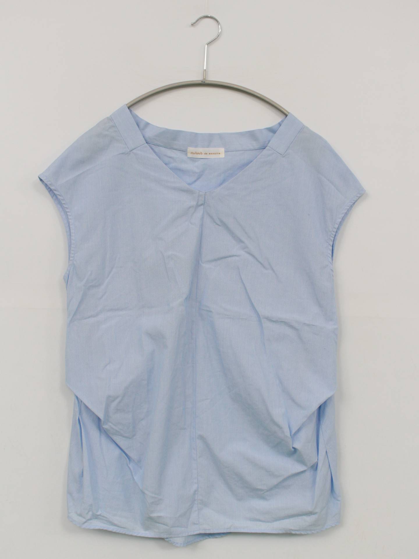 miroir/Tシャツ/カットソー/トップス/スカイブルー/38