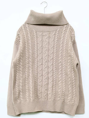 CINEMA CLUB/シネマクラブ/ニット/セーター/トップス/ベージュ/S