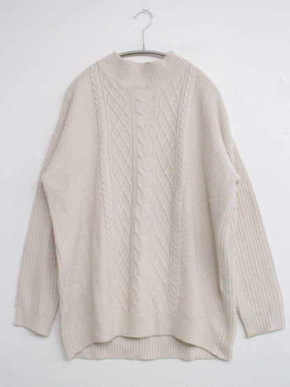 GLACIER/グラシア/ニット/セーター/トップス/アイボリー/M
