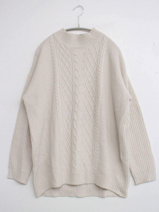 GLACIER/グラシア/ニット/セーター/トップス/アイボリー/M