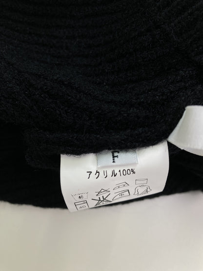 ニット/セーター/トップス/ブラック/F