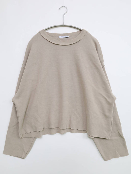 ZARA/ザラ/ニット/セーター/トップス/ベージュ/EUR L/USA L/MEX 30