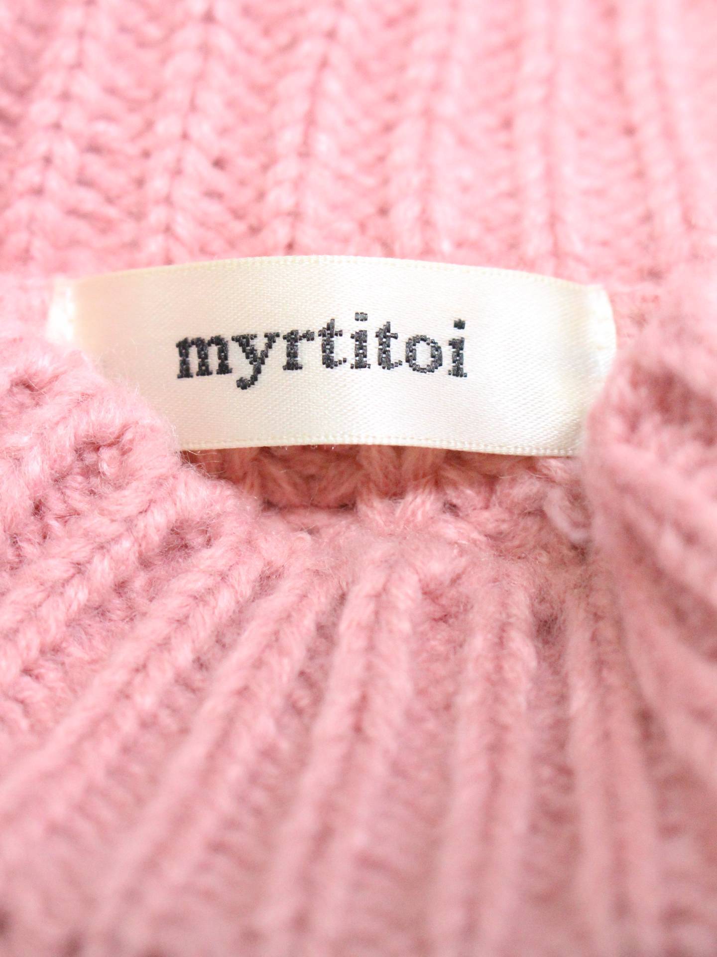 myrtitoi/ニット/セーター/トップス/ピンク/F