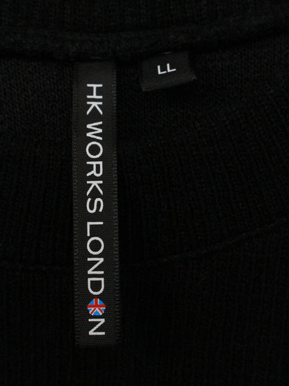 HK WORKS LONDON/シャツ/ブラウス/トップス/ブラック/LL