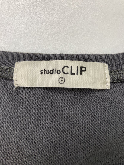 studio CLIP/スタディオクリップ/Tシャツ/カットソー/トップス/グレー/F